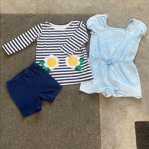 Mini Boden floral dress bundle 18/24m